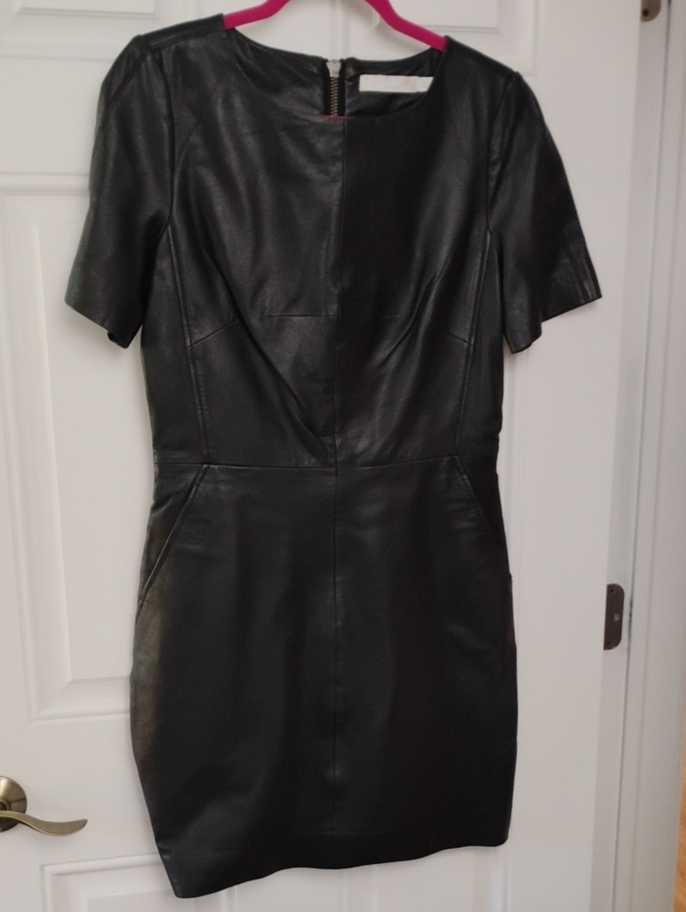 Walter Baker Black Leather Dress